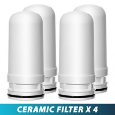 Ceramic Replacement Cartridge for LittleWell Faucet Mount Water Filters DFC1  DFW1  DFW2 (Pack of 4)… - B074T2NJ8D